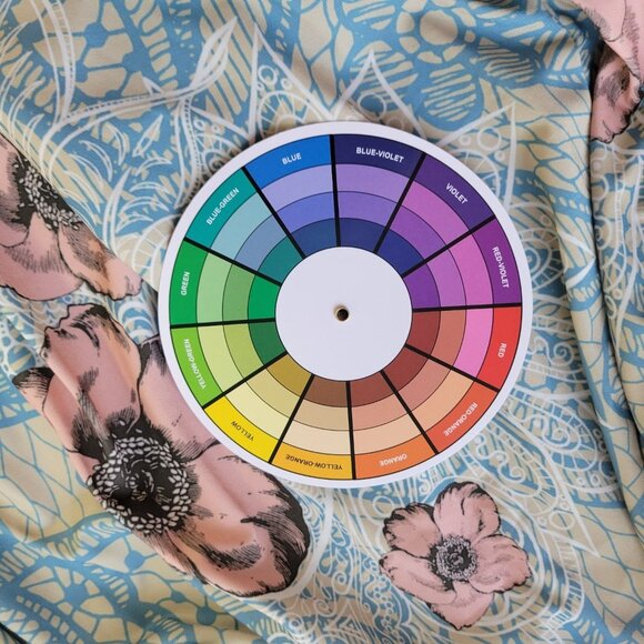 Lily by Firmiana Womens Dress 1XL Plus Maxi Sheath Blue Floral Slip FLO101E - Picture 9 of 11